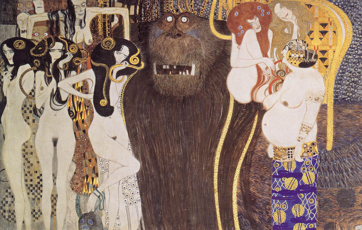 "Fris de Beethoven" de Gustav Klimt