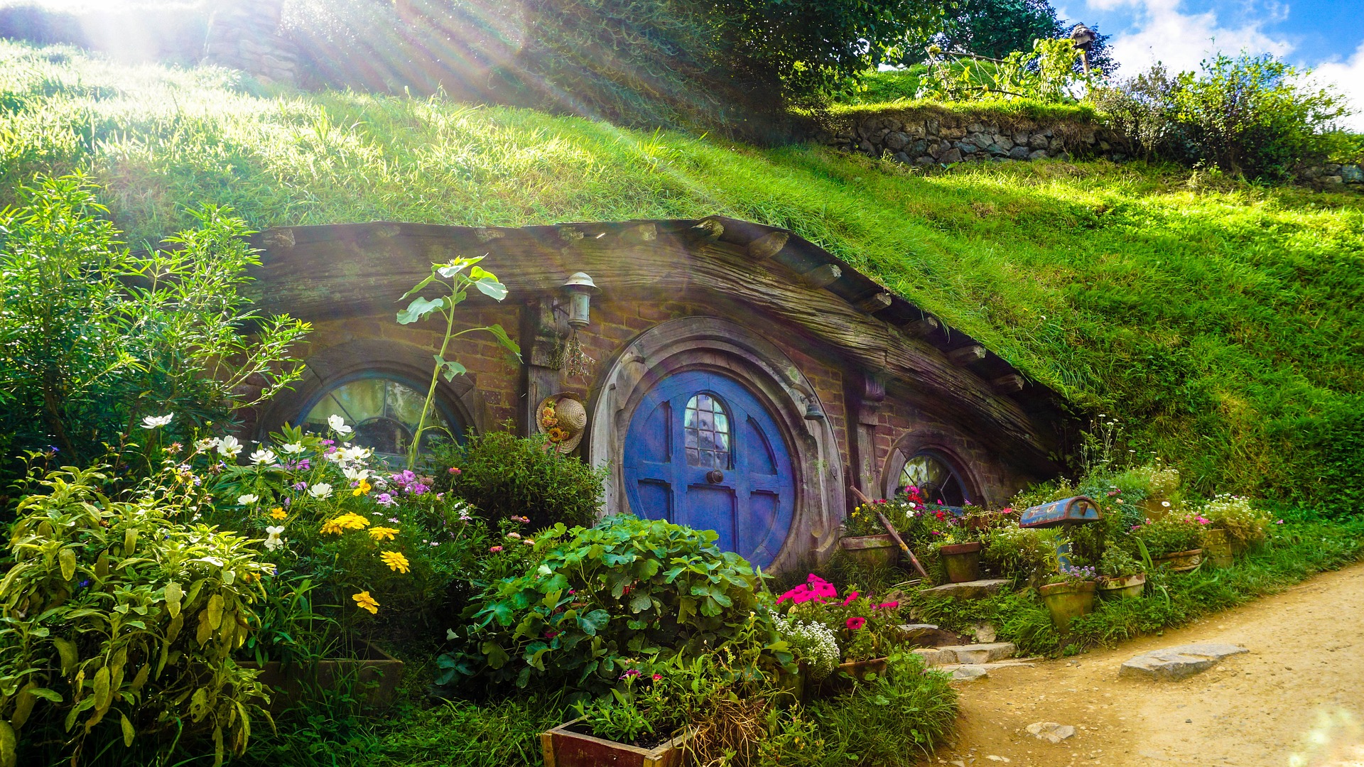 Casa de Hobbit a Hobbiton Matamata