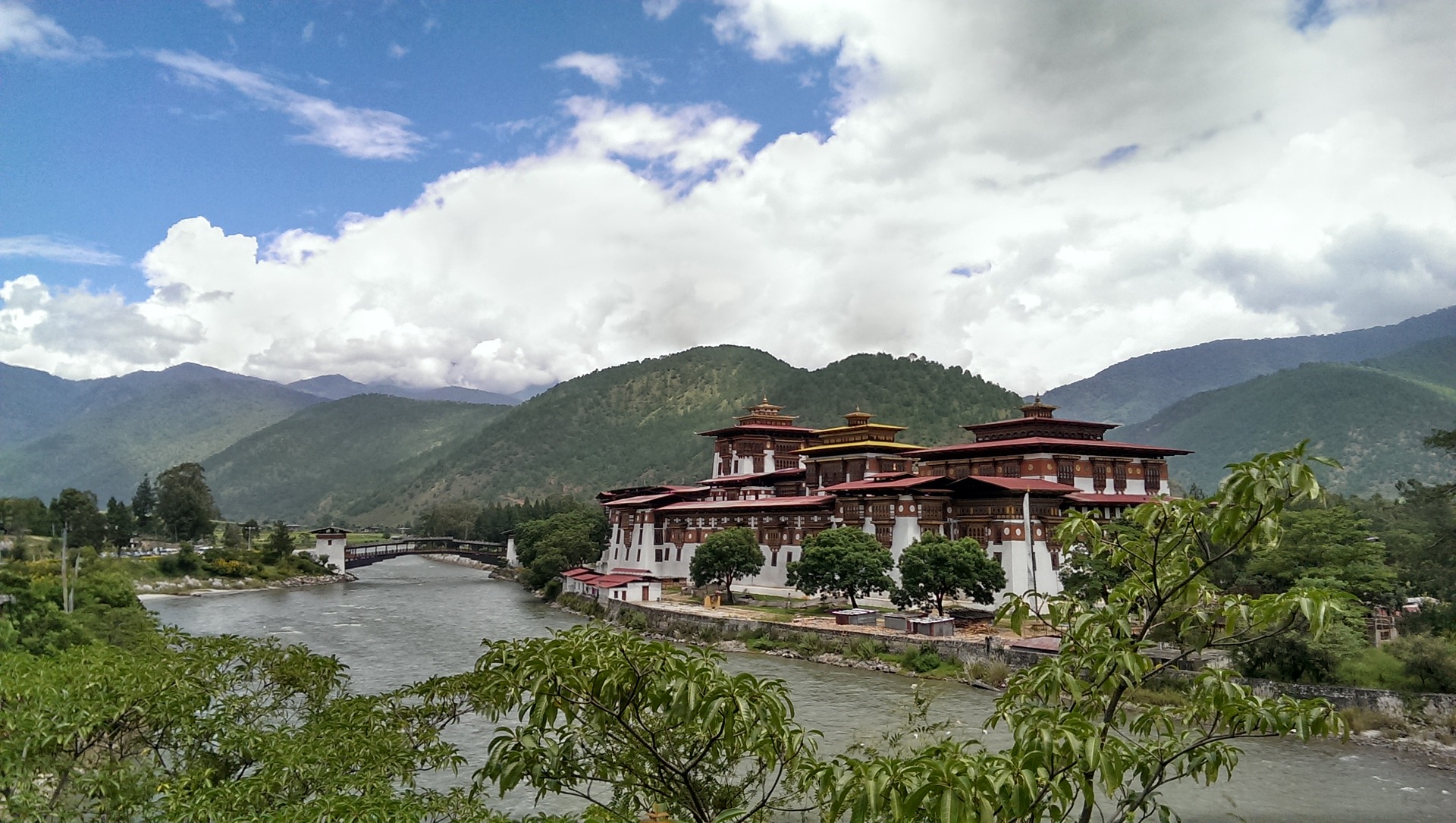 Dzong de Punaka a Bhutan